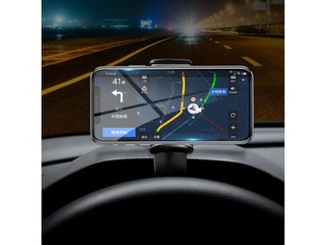 ДЕРЖАТЕЛЬ ДЛЯ АВТОМОБИЛЬНОГО ТЕЛЕФОНА НА ПРИБОРНОЙ ПАНЛИ С ЗАЖИМОМ