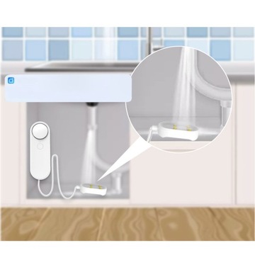 WIFI ДАТЧИК УРОВНЯ ВОДЫ ДЕТЕКТОР УТЕЧКИ ВОДЫ ЗВУКОВАЯ СИГНАЛИЗАЦИЯ НАПОЛНЕНИЯ