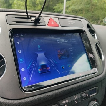 Volkswagen Tiguan I SUV 2.0 TDI CR DPF 140KM 2009 Volkswagen Tiguan 2.0 TDI 4x4 Xenon Android Hak Czujniki Parkowania 2.0, zdjęcie 25