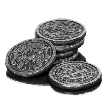 НАБОР ИЗ 24 МЕТАЛЛИЧЕСКИХ МОНЕТ «МОНСТЕРЫ»