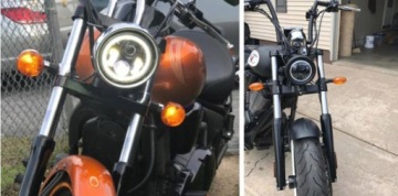 Honda передняя фара 5,75