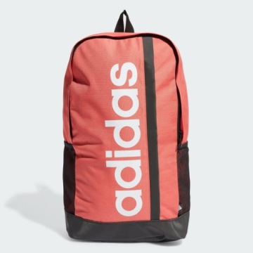 Рюкзак спортивний шкільний міський ADIDAS ESSENTIALS LINEAR помаранчево-чорний