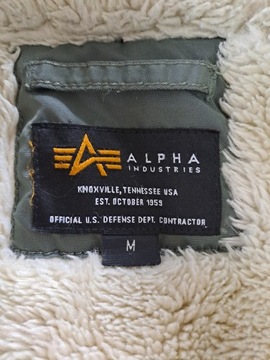 Kurtka Alpha Industries Regularny krój Kurtka przejściowa| rozmiar M