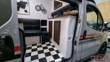 Renault Trafic II Kabina 2.0 dCi 115KM 2009 Renault Trafic Kamper 2.0dci klima kuchenka zlew lozko WC tv przetwornica, zdjęcie 39