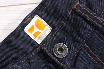 HUGO BOSS ORANGE 31 PURE SUPER SPODNIE JEANS 34/32