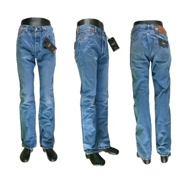 Levi's 501 jeansy męskie 005013165- oryginalne Levis nowa kolekcja -W33/L36