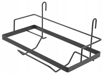Перила из нержавеющей стали, 16 элементов, 76 см W3060, черные