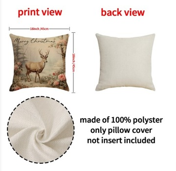 Наволочка 45х45см красивый принт БОХО.Большой выбор.