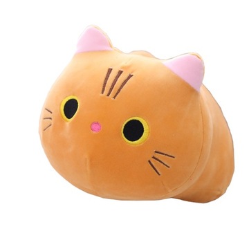 Maskotka Poduszka Przytulanka gruby Kot BUŁA 25 cm.
