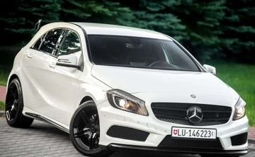 Mercedes Klasa A W176 Hatchback 5d 2.0 250 BlueEFFICIENCY 211KM 2014 Mercedes-Benz Klasa A SPORT-Pakiet 2.0B 211Ps 4x4 Skora Bixenon Navi Ledy