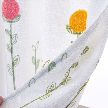 Карманные шторы с карнизом, белые шторы, удобные полуцветки, 74см x 61см