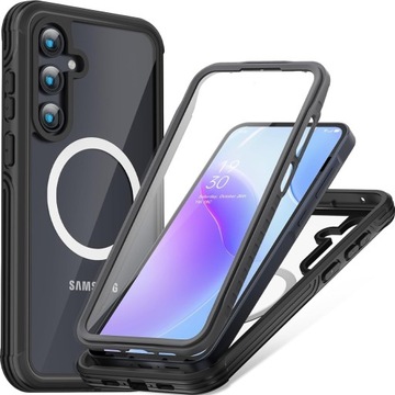 Etui PANCERNE FULL PROTECT 360° do MAGSAFE OBUDOWA DO SAMSUNG GALAXY A55 5G