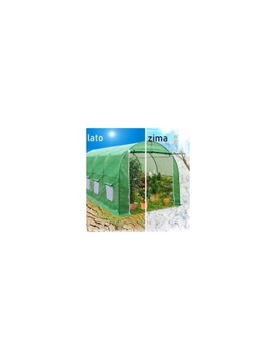 САДОВАЯ ФОЛЬГА ТУННЕЛЬ ТЕПЛИЧНАЯ ПАЛАТКА 4 ​​М² 2X2 M UV-4 + ЛИНИЯ + СТОЙКИ