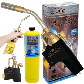PALNIK GAZOWY ELICO PROFITECH AX1-022CGA Palnik Uniwersalny + GAZ MAPP