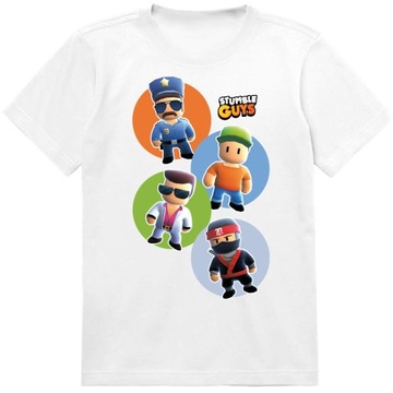 KOSZULKA DZIECIĘCA T-SHIRT DLA DZIECKA STUMBLE GUYS 152 PREZENT JAKOŚĆ