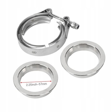 Obejma V-BAND 2.25 CALE 57mm łącznik wydech