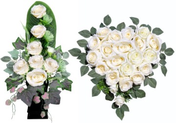 Букет роз - сливочный