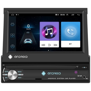 АВТОМОБИЛЬНОЕ РАДИО 1 DIN ANDROID 13 GPS USB WIFI DAB + 2 ГБ ОЗУ MIRROR LINK