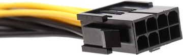 Кабель-переходник PCI-e 6-8-контактный 6-контактный, 18 см для видеокарты