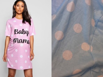 Boohoo Baby Mama Koszulka nocna niebieska 48