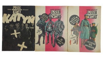 3x Przekrój numer specjalny Katyń Epopeja bitew polskich 1914-18 1918-21
