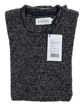Sweter melanż klasyczny Pier One M