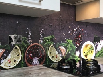 Fartuch kołnierz ochrona backsplash 300x65cm mat