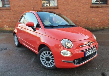 Fiat 500 II Seria 4 1.2 69KM 2017 Fiat 500 Automat Tempomat GetHelp 1.2 Benzyna 69KM