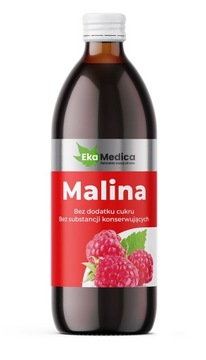 EkaMedica Sok z Maliny malina bez konserwantów 500ml