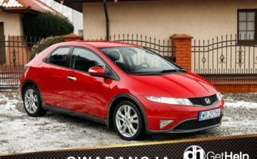 Honda Civic VIII Hatchback 3d 1.8 i-VTEC 140KM 2011 Honda Civic 1.8 i-VTEC 140KM benzyna niski przebieg PDC Climatronic welur, zdjęcie 13