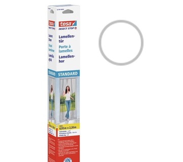 TESA Lamele do drzwi standard 0,95m x 2,2m BIAŁE