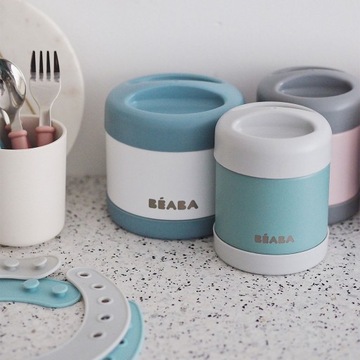 Обеденный термос Beaba 0,3 л синий