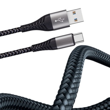 KABEL SZYBKIEGO ŁADOWANIA USB - USB typ C 2M
