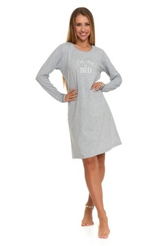 Moraj Svetlá dámska nočná košeľa 3200-006 Grey L