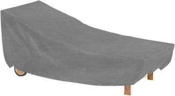 POKROWIEC NA LEŻAK OGRODOWY POKROWIEC NA LEŻAK 190x65x80/40cm SZARY
