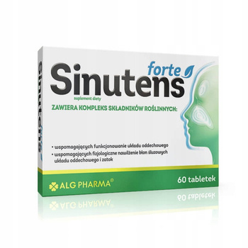 Sinutens Forte 60 tabl. Preparat ziołowy na ZATOKI
