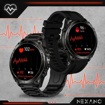 SMARTWATCH МУЖСКИЕ ДВОЙНЫЕ GPS КАРТЫ ЧАСЫ ВОДОНЕПРОНИЦАЕМЫЙ 5ATM ПОМОЩНИК AI AMOLED