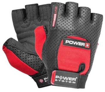 RĘKAWICZKI TRENINGOWE POWER PLUS-RED L