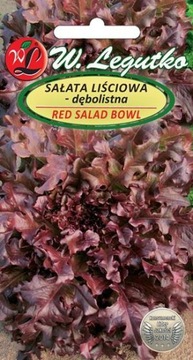 Sałata Red Salad Bowl 1g dębnolistna Legutko