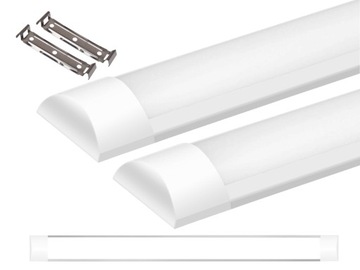 2x Lampa Natynkowa LED Panel Plafon 60 cm 18W 4000K Warsztatowa Neutralna