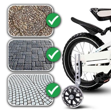 КОМПЛЕКТ БОКОВЫХ КОЛЕС С ПОДДЕРЖКОЙ ДЛЯ ВЕЛОСИПЕДА КОЛЕСА + НАПРАВЛЯЮЩИЕ ДЛЯ ВЕЛОСИПЕДА