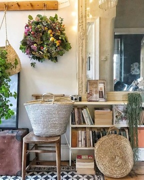 Корзина с пайетками - Большое Золото