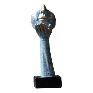 Creative Resin Abstract Sculpture Collectible F