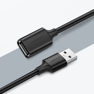 UЗЕЛЕНЫЙ КАБЕЛЬ ДЛИННЫЙ ШНУР ПРОЧНЫЙ УДЛИНИТЕЛЬ USB - USB 5M ПЕРЕДАЧА ДАННЫХ