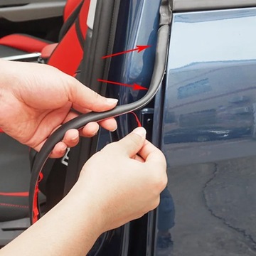 ЛЕНТА ДЛЯ ЗАЩИТЫ КРОМКИ ДВЕРИ АВТОМОБИЛЯ Самоклеящаяся 2 шт.