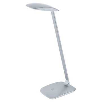 LAMPKA BIURKOWA Eglo Cajero odcienie szarości i srebra moc do 4,5 W