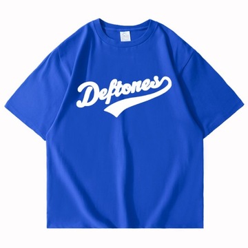 T-shirt męska sportowa Deftones nadruk Logo Tshirt