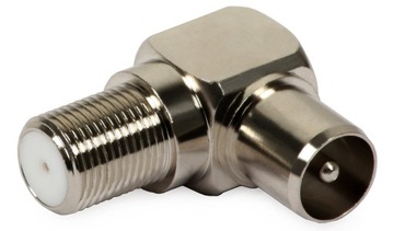 PRZEJŚCIE GNIAZDO F / WTYK ANTENOWY KĄTOWY HQ