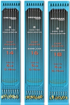 Przypony Drennan HOOK TO PLATE Carp Bandits 16