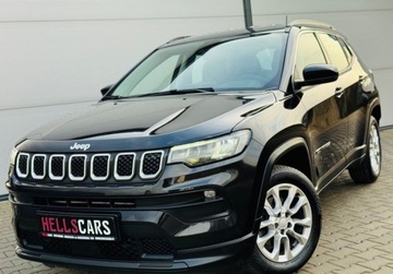 Jeep Compass II SUV Facelifting 1.3 GSE T4 130KM 2021 Jeep Compass LIFT 1,3 T4 Multi Led Virtual Tacho Skora Navi Kamera Reling, zdjęcie 13